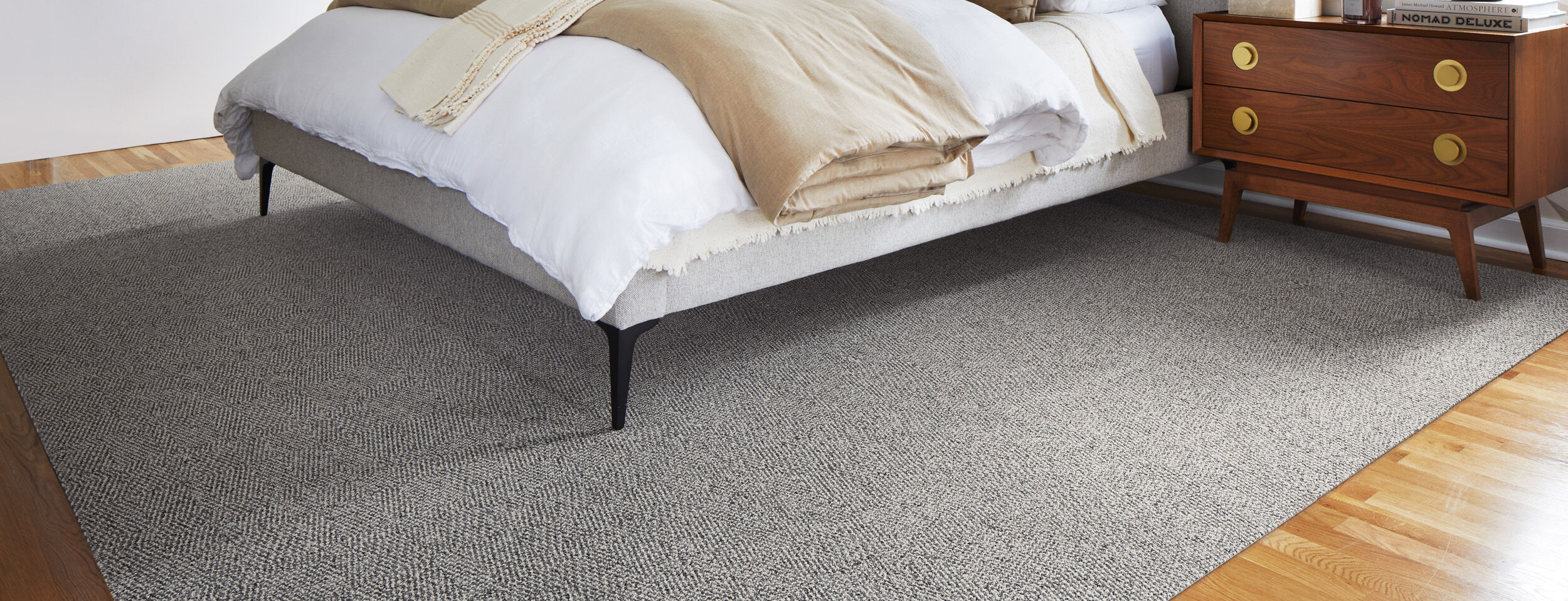 Small Talk - Pearl / Fieldstone: Patterned Area Rugs & Carpet